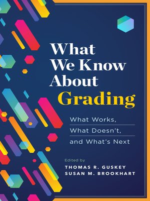 cover image of What We Know About Grading
